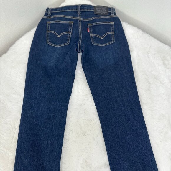 Levi’s Boys 511 Performance Slim Jeans in a classic medium-blue wash - Picture 5 of 10